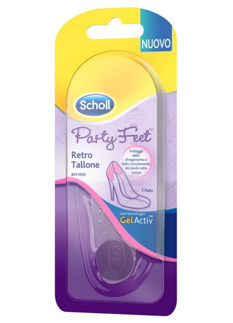 PLANTARE ORTOPEDICO PER RETRO TALLONE PARTY FEET SCHOLL GELACTIV 1 PAIO