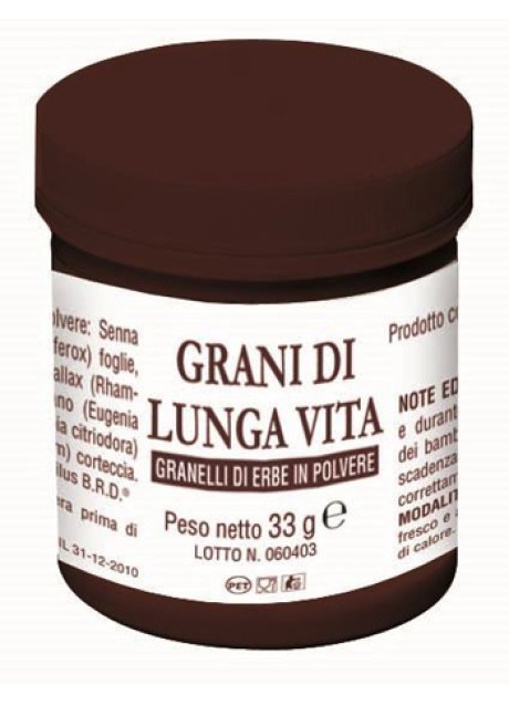 GRANI DI LUNGA VITA 33 G