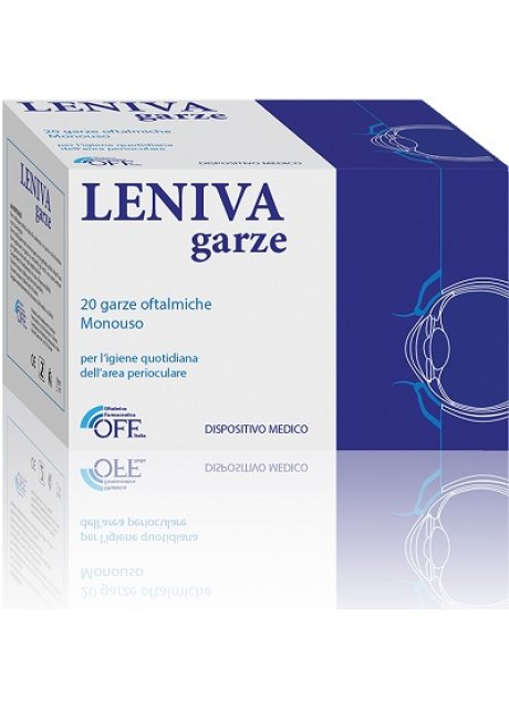 GARZE MONOUSO LENIVA 20 PEZZI