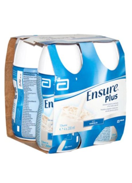 ENSURE PLUS VANIGLIA 4 BOTTIGLIE DA 200 ML