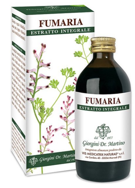 FUMARIA ESTRATTO INTEGR 200ML