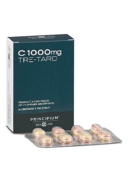 PRINCIPIUM C 1000 MG TRE-TARD 24 COMPRESSE A TRE STRATI