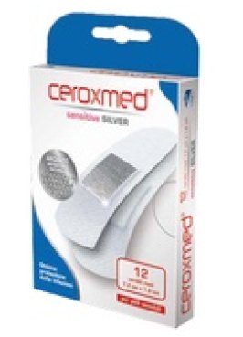 CEROXMED SENSITIVE SILVER MEDI 7,2 CM X 1,9 CM 12 PEZZI