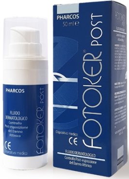 FLUIDO CONTROLLO POST ESPOSIZIONE DANNO ATTINICO FOTOKER POST PHARCOS 50 ML