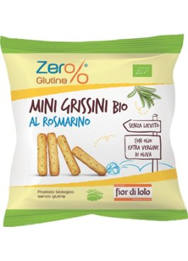 MINI GRISSINI ROSMARINO BIO30G