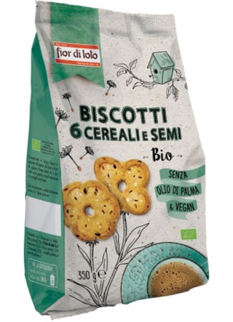 BISCOTTI 6 CEREALI E SEMI 350G