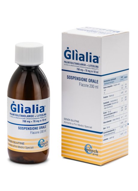 GLIALIA SOSPENSIONE ORALE 700 MG + 70 MG 200 ML