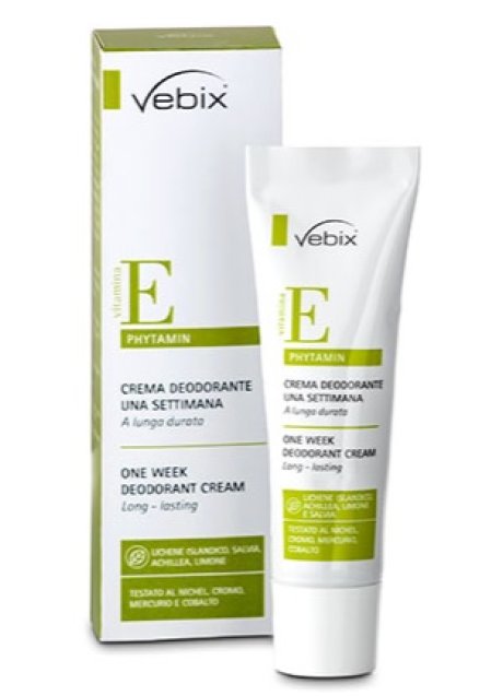 VEBIX PHYTAMIN CREMA DEODORANTE 1 SETTIMANA 25 ML