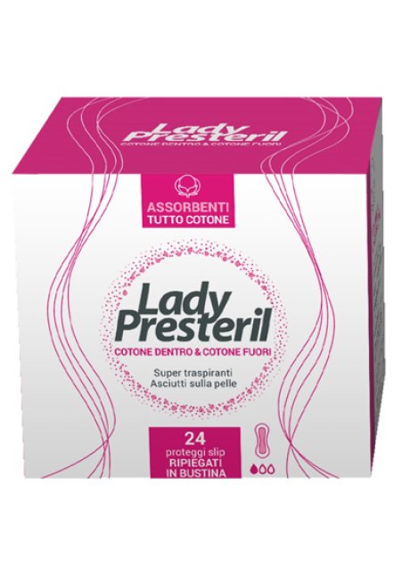 LADY PRESTERIL COTTON POWER PROTEGGI SLIP POCKET ANATOMICI RIPIEGATI PROMO 24 PEZZI