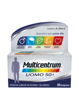 MULTICENTRUM UOMO 50+ 60 COMPRESSE