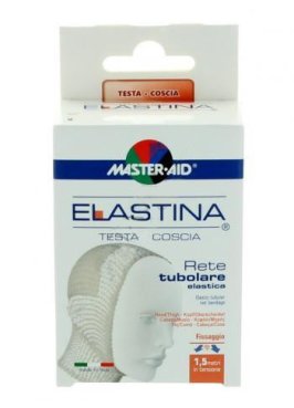 RETE TUBOLARE ELASTICA IPOALLERGENICA MASTER-AID ELASTINA TESTA/COSCIA 1,5 MT IN TENSIONE CALIBRO 6 CM