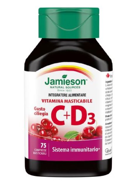 JAMIESON VITAMINA C500+D 75CPR