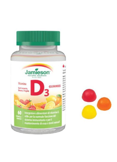 JAMIESON VITAMINA D GUM 60CARA