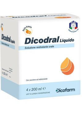 DICODRAL LIQUIDO SOLUZIONE REIDRATANTE ORALE 4 X 200 ML