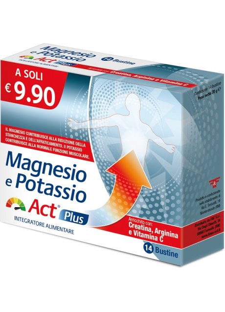 MAGNESIO POTASSIO ACT PLUS 14BS