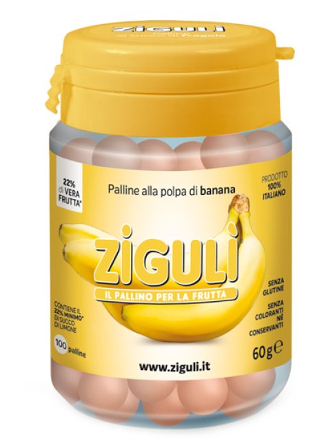 ZIGULI-BANANA 100PALLINE 60G