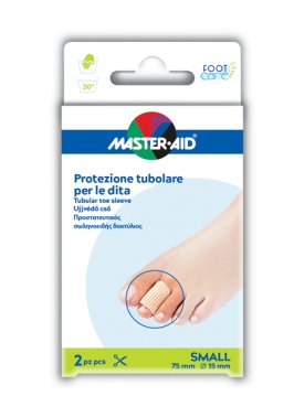 TUBO IN GEL MASTER-AID ELASTICIZZATO S 7,5 CM 2 PEZZI