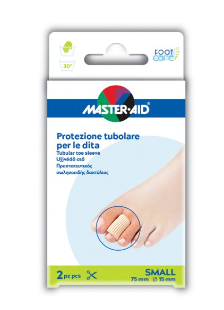 TUBO IN GEL MASTER-AID ELASTICIZZATO S 7,5 CM 2 PEZZI