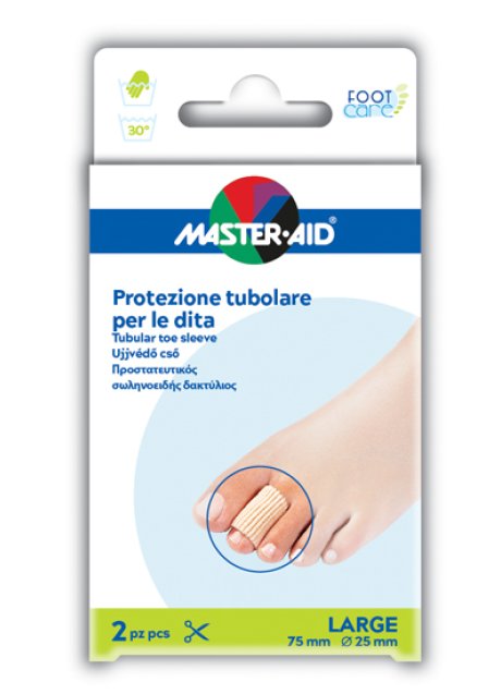 TUBO IN GEL MASTER-AID ELASTICIZZATO L 7,5 CM 2 PEZZI