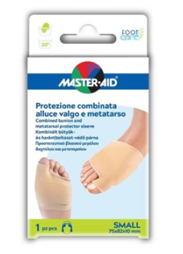 PROTEZIONE MASTER-AID PER ALLUCE VALGO E METATARSO S 1 PEZZO