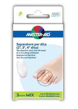 SEPARATORE DITA MASTER-AID 1 S + 2 M 3 PEZZI