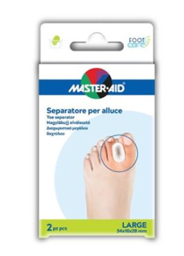 SEPARATORE DITA IN GEL MASTER-AID PER ALLUCE L 2 PEZZI