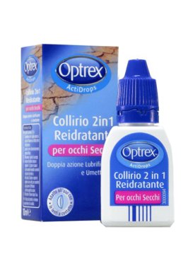 GOCCE OCULARI OPTREX ACTIDROPS 2IN1 REIDRATANTE OCCHI STANCHI 1 PEZZO