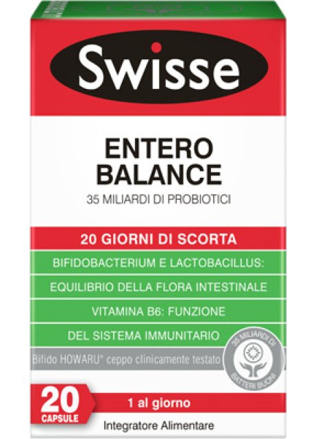 SWISSE ULTIBOOST ENTERO BALANCE 20 CAPSULE