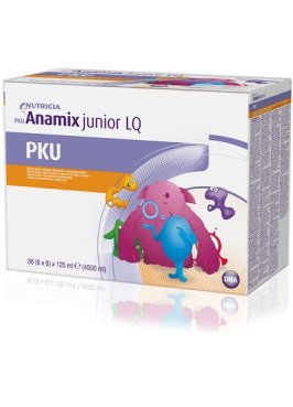 PKU ANAMIX JUNIOR LIQUID ARANCIA 36 PEZZI