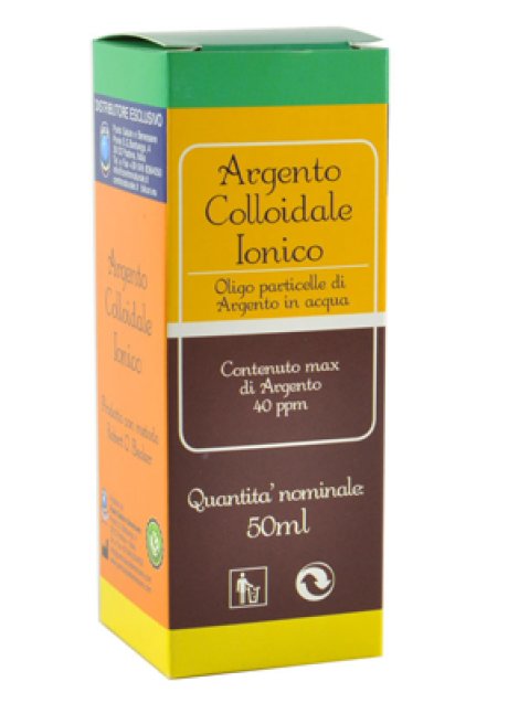 ARGENTO COLLOIDALE IONICO 40PPM CERTIFICATO SPRAY CON CONTAGOCCE + EROGATORE NASO + EROGATORE GOLA + EROGATORE PELLE