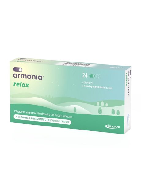 ARMONIA RELAX 1 MG A BASE DI MELATONINA 24 COMPRESSE