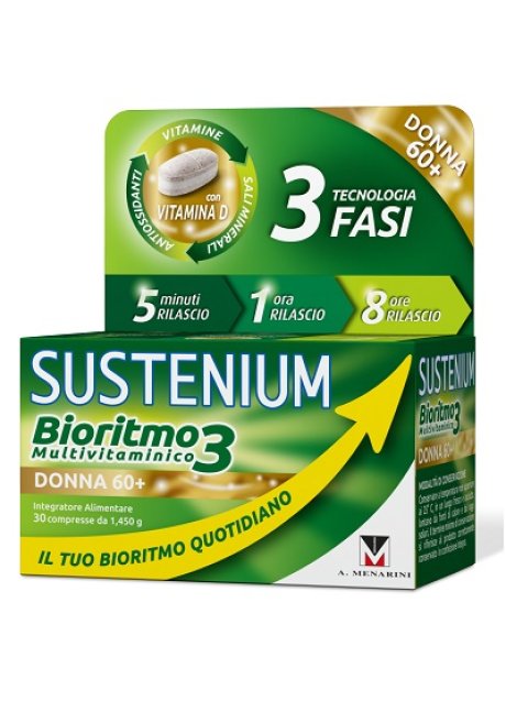 SUSTENIUM BIORITMO3 DONNA 60+ 30 COMPRESSE