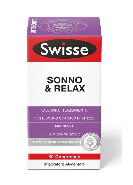 SWISSE VALERIANA SONNO RELAX 50 COMPRESSE