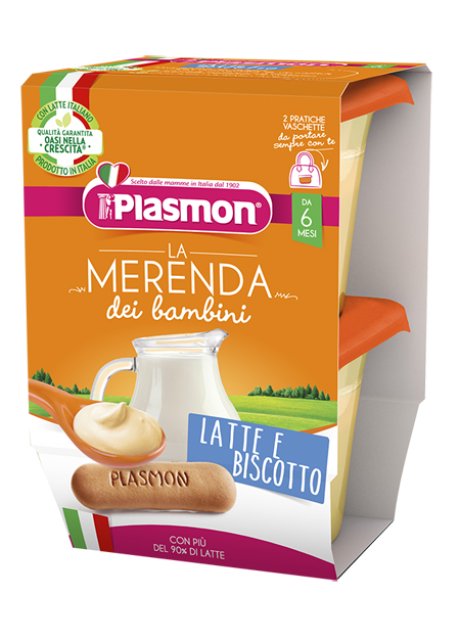 PLASMON MEREN LATTE BISC 2X120G