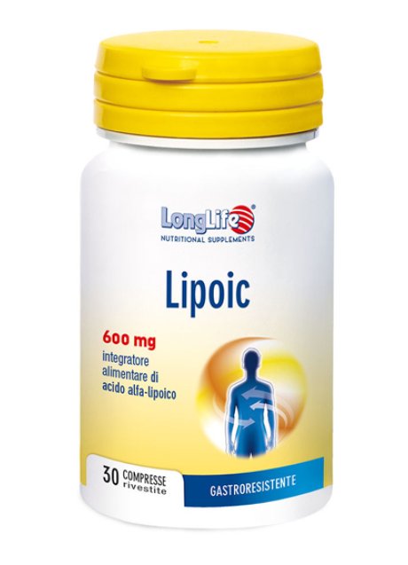 LONGLIFE LIPOIC 30CPS 600MG