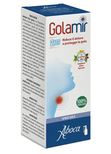 GOLAMIR 2ACT SPRAY 30 ML NO ALCOOL ADULTI E BAMBINI DA UN ANNO DI ETA'