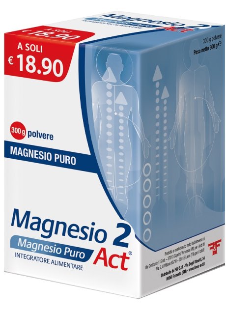 MAGNESIO 2 ACT PURO POLVERE 300 G