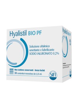 HYALISTIL BIO PF SOLUZIONE OFTALMICA PHOSPHATE FREE MONODOSEA BASE DI ACIDO IALURONICO 0,2% 30 FLACONCINI 0,25 ML