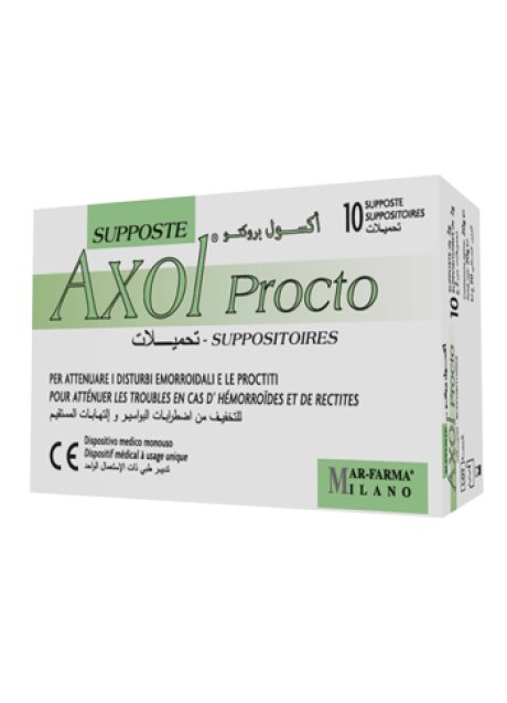 AXOL PROCTO 10SUPPOSTE 2G