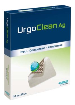 URGOCLEAN AG/SILV 10X10CM 5PZ