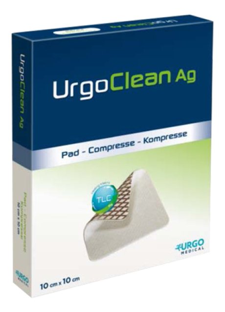 URGOCLEAN AG/SILVER 6X6CM 5PZ