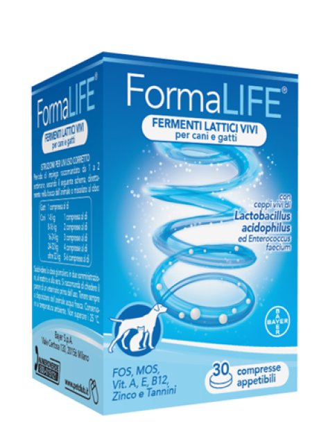 FORMALIFE FERMENTI LATTICI 30 COMPRESSE APPETIBILI 33 G