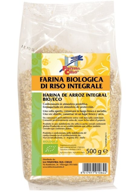 FARINA INTEG RISO 500G FINESTRA