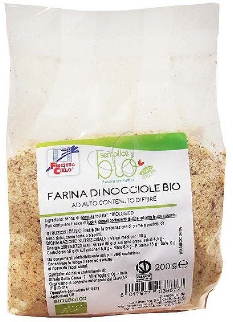 NOCCIOLE FARINA BIO SEMPL&BIO