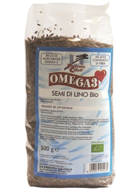 FSC OMEGA3 SEMI DI LINO BIO AD ALTO CONTENUTO DI FIBRA 500 G