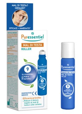 PURESSENTIEL ROLLER MAL DI TESTA AI 9 OLI ESSENZIALI 5 ML