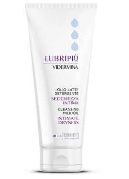 VIDERMINA LUBRIPIU' OLIO LATTE DETERGENTE SECCHEZZA INTIMA 200 ML