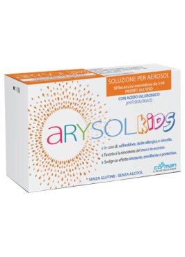 ARYSOL KIDS SOLUZIONE BAMBINI PER AEROSOL CON ACIDO IALURONICO PH FISIOLOGICO 10 FLACONCINI MONODOSE DA 5 ML