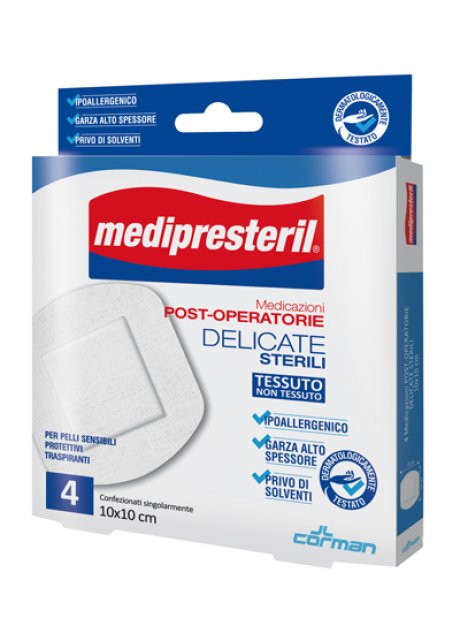 MEDIPRESTERIL POSTOP DEL 10X10