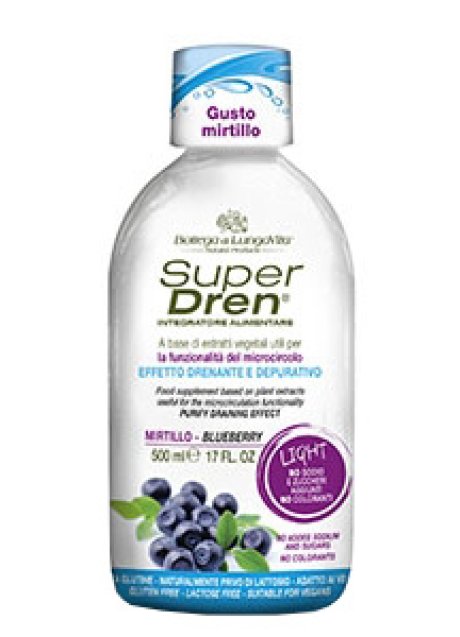 SUPERDREN MIRTILLO LIGHT 500ML